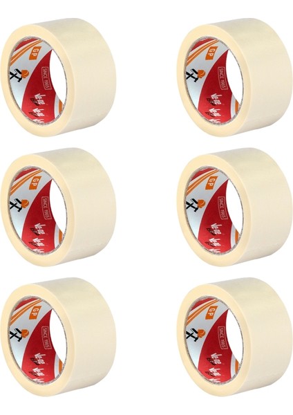 Gp Maskeleme Bandı, 6 Adet, 48 mm x 30 M, Bej, Krepe Kâğıt Taban fiyatları