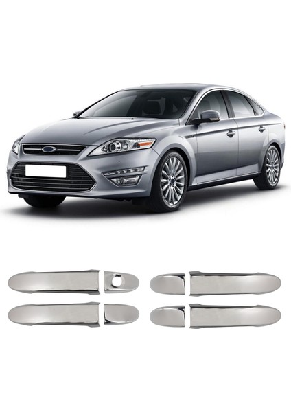Ford Mondeo Uyumlu 2007-2015 Krom Kapı Kolu 4 Kapı Paslanmaz Çelik fiyatları
