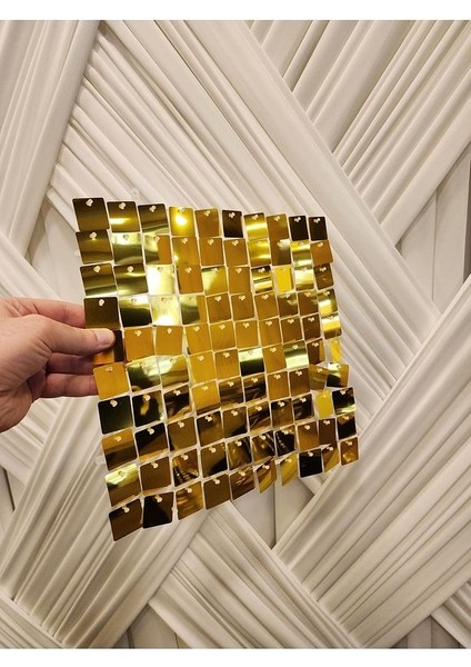 Işıltılı Pullu Payetli Arka Fon Paneli 210X210 cm modelleri