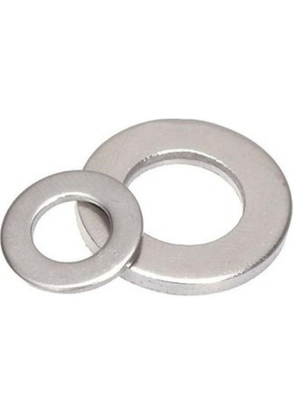 Düz Pul Dın 125 Siyah (M3 - M64)