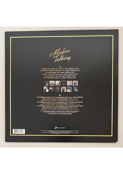 Modern Talking Back For Gold The New Versions Lp Plak (2017 Avrupa Baskı Beyaz Plak) fiyatları