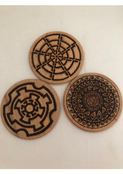 El Yakması Ahşap Bardak Altlığı fiyatları