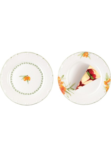 Iğde Desenli 6'lı Pasta Tabağı Seti modelleri