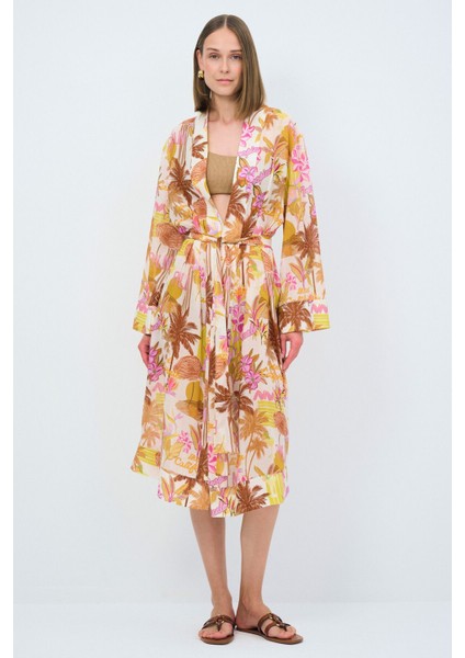 Desenli Kimono