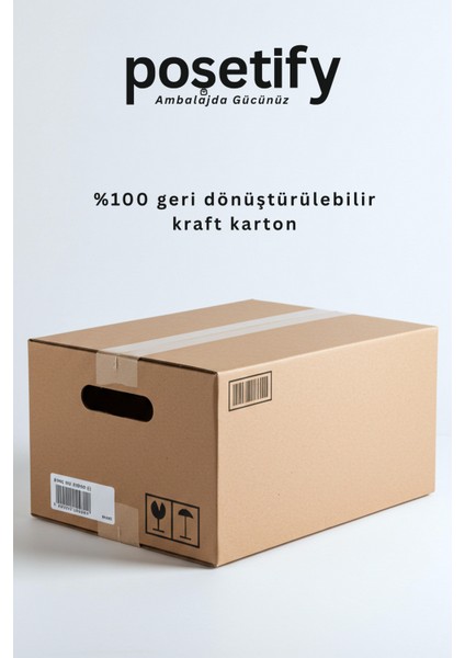El Geçmeli Çift Oluklu Koli 60X40X40 | 5’li Set | Taşınma ve Ihracat Kolisi fırsatları