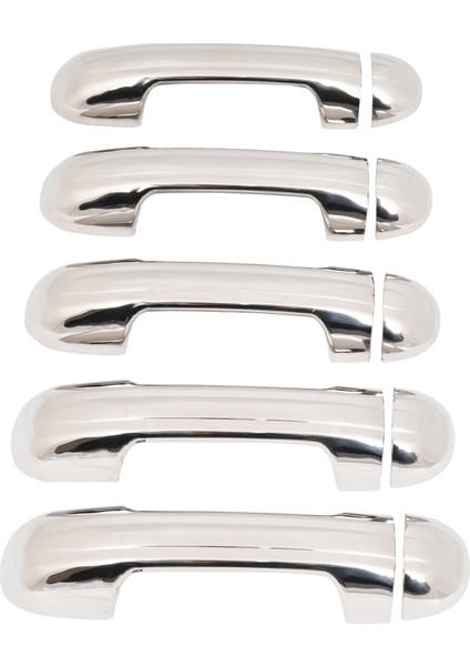 Ford Connect Uyumlu 2002-2009 Krom Kapı Kolu 5 Kapı Paslanmaz Çelik modelleri