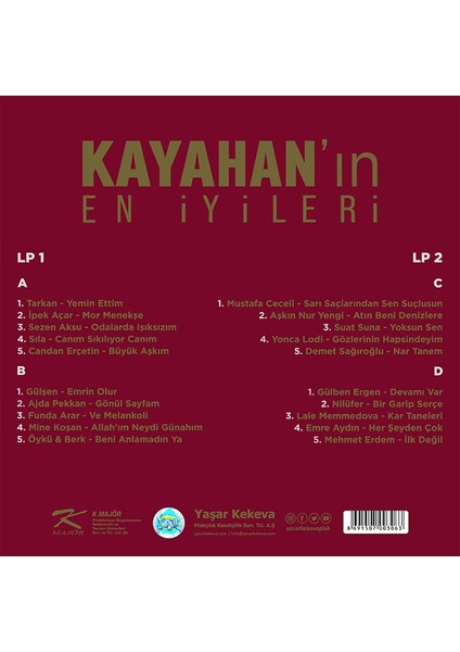 Kayahan'ın En Iyileri (Plak) fiyatları