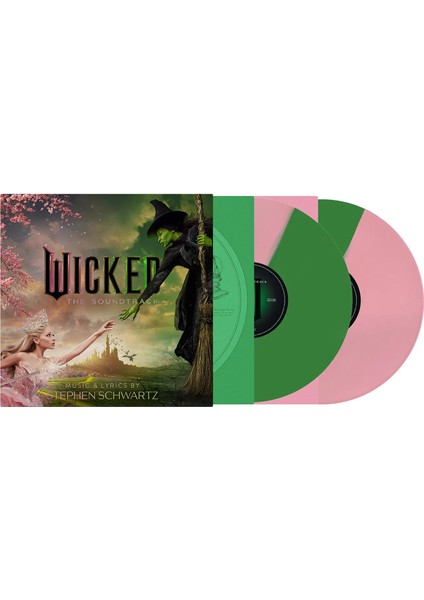 Ariana Grande, Cynthia Erivo - Wicked The Soundtrack (Limited Pink & Green Vinyl Edition) - Plak