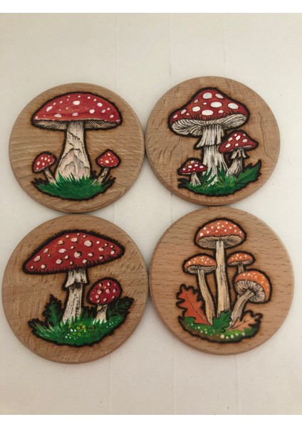 El Yakması Ahşap Bardak Altlığı fiyatları