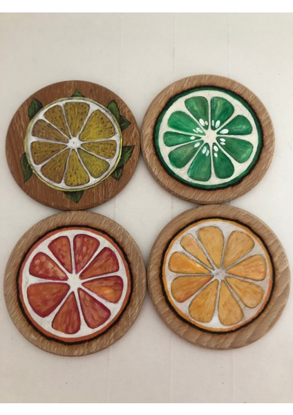 El Yakması Ahşap Bardak Altlığı fiyatları