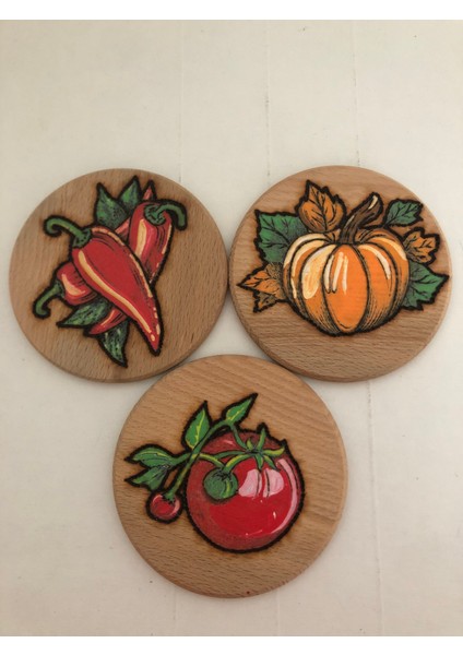 El Yakması Ahşap Bardak Altlığı fiyatları