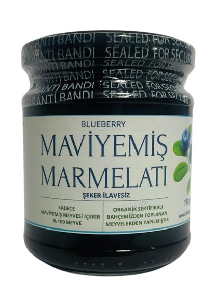 Yaban Mersini Marmelatı Şekersiz 190 gr