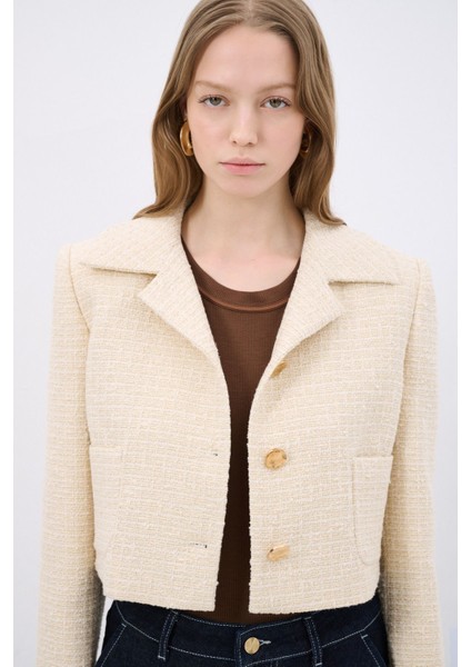 Crop Tüvit Ceket modelleri