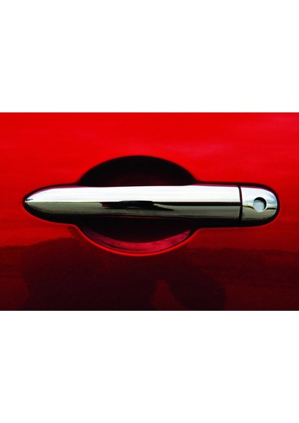 Renault Clio 2 Uyumlu 1999-2006 Krom Kapı Kolu 4 Kapı Paslanmaz Çelik