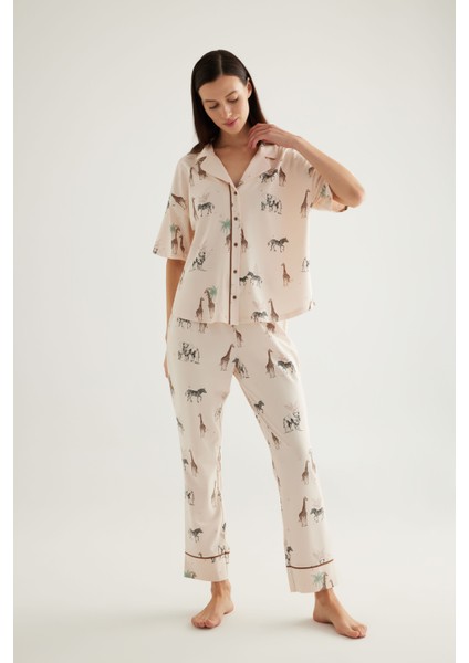 Kadın Pamuklu Uzun Pijama Altı modelleri