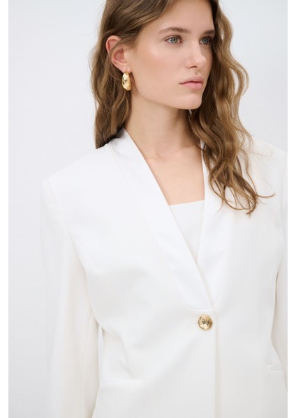 Fleto Cepli Yakasız Ceket fiyatları