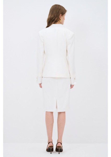 Fleto Cepli Yakasız Ceket indirimleri