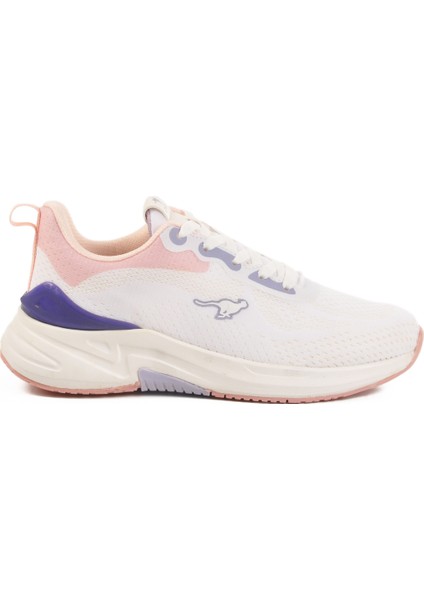 Beyaz Pudra Memory Foam Kadın Spor Ayakkabı 556 Pretty G