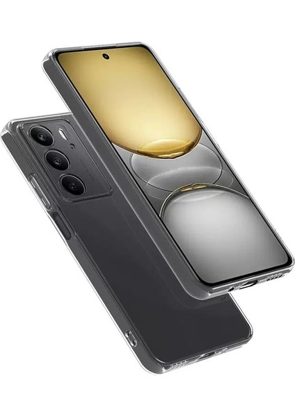 Realme C75 Kılıf Tdom Süper Silikon Kapak - Şeffaf modelleri
