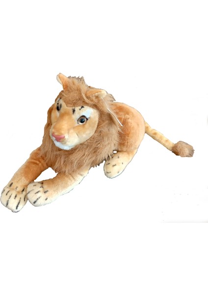 Orta Boy Peluş Aslan 35+15= 50 cm Uyku Arkadaşı