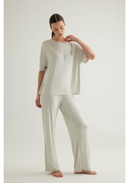 Kadın Viscose Uzun Pijama Altı modelleri