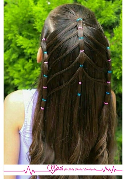 Lastik Toka, Perma Lastiği, Saç Tokası, Örgü Tokası, Saç Lastik Toka | 1 Paket (250 Adet +-10 Adet) fırsatları