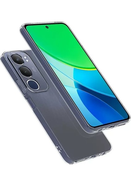 Vivo Y19S Kılıf Tdom Süper Silikon Kapak - Şeffaf modelleri