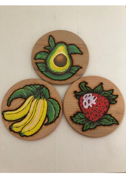 El Yakması Ahşap Bardak Altlığı fiyatları