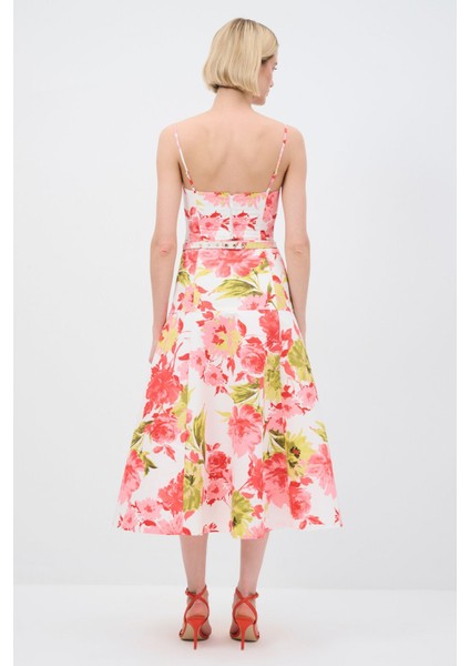 Mert Aslan Yüksek Bel Desenli Etek indirimleri