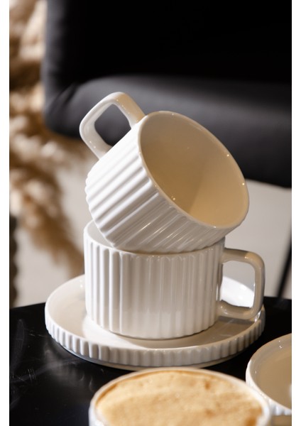 Ritz 4 Kişilik Çay ve Kahve Fincanı Takımı 200CC fırsatları