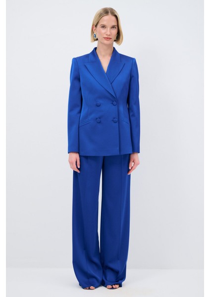 Mert Aslan Yüksek Bel Bol Paça Pantolon