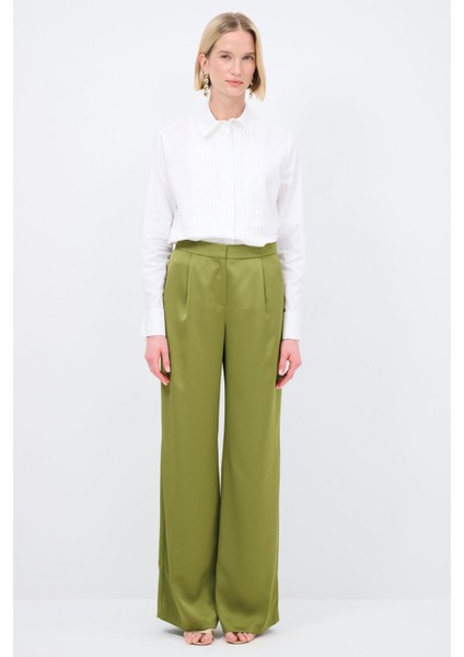 Mert Aslan Yüksek Bel Bol Paça Pantolon modelleri