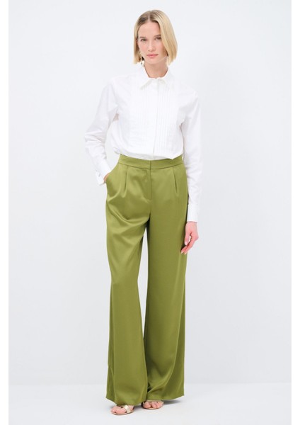 Mert Aslan Yüksek Bel Bol Paça Pantolon indirimleri