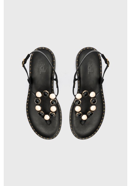 Parmak arası Deri Sandalet modelleri