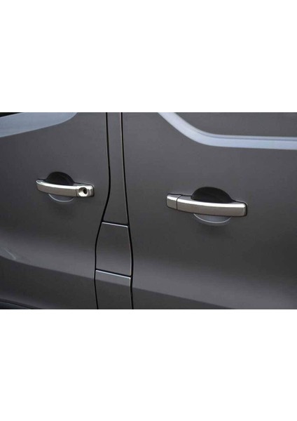 Opel Movano Uyumlu 2010 ve Krom Kapı Kolu 4 Kapı Paslanmaz Çelik