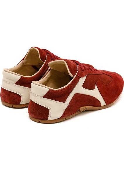 Kadın Sneaker ( Günlük) RC-25Y-187-MIU1005 John May Bordo Süet-Bej Cilt indirimleri