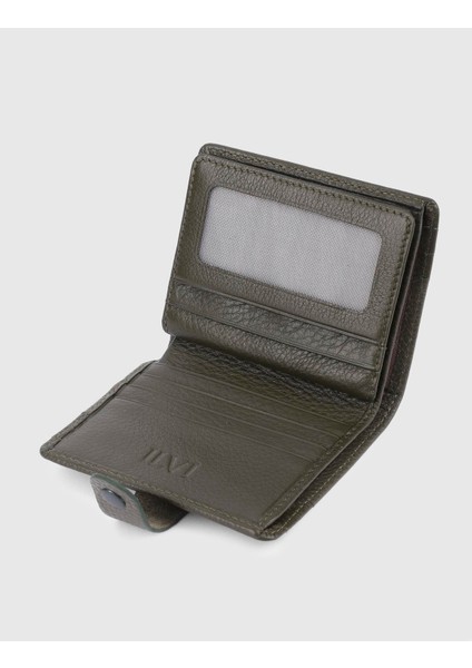 Rainier Hakiki Deri Unisex Haki Cüzdan indirimleri