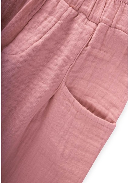 Organik Müslin Pantolon 2-10 Yaş Yavruağzı modelleri
