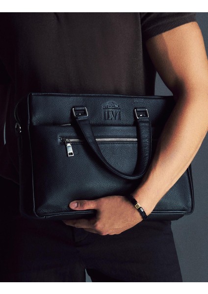 Laurits Erkek El Çantası Siyah Deri fiyatları
