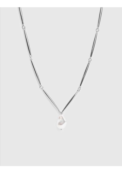Eirny Gümüş Renk Kadın Kolye