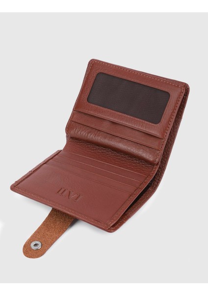 Rainier Hakiki Deri Unisex Taba Cüzdan fırsatları