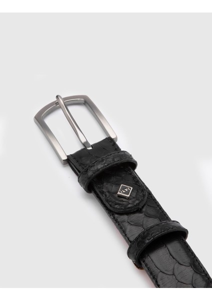 Pham Erkek Kemer Siyah Hakiki Yılan Deri fiyatları