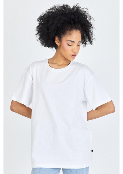 Kadın Basic %100 Pamuk Compact Penye Süprem Oversize Tişört modelleri