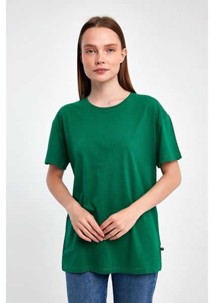 Düz Renk %100 Kompakt Penye Süprem Basic Oversize Tişört modelleri