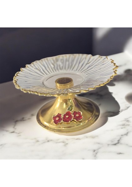 Metal Ayaklı Cam Sunumluk 13 cm modelleri