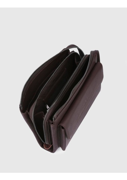 Vallejo Floter Deri Kahverengi Erkek El Çantası indirimleri