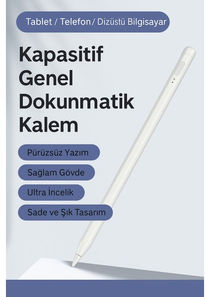 Tüm Cihazlar ile Uyumlu Hassas Yazı Çizim Kalemi Ios ve Android Uyumlu modelleri