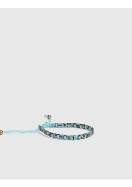 Pelda Turkuaz Erkek Bileklik
