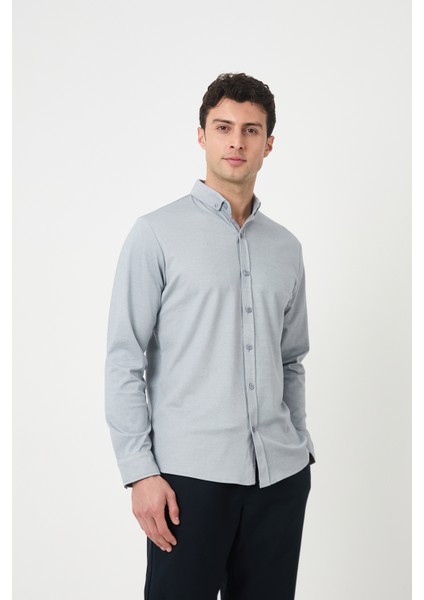 Erkek Uzun Kollu Yazlık Basic Bol Spor Gömlek modelleri