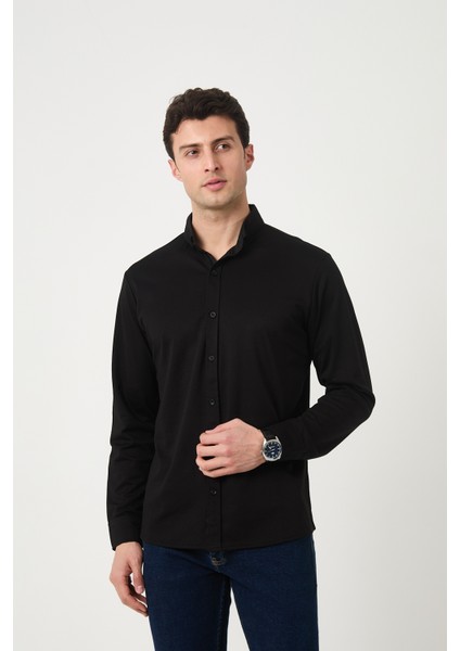 Erkek Uzun Kollu Yazlık Basic Bol Spor Gömlek fiyatları